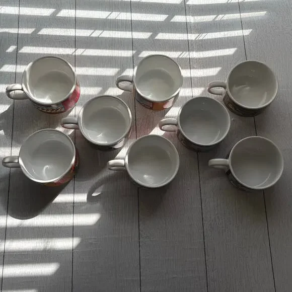 Vintage NABISCO Soup Cup Mug Bowl Premium Crackers Set Of 8